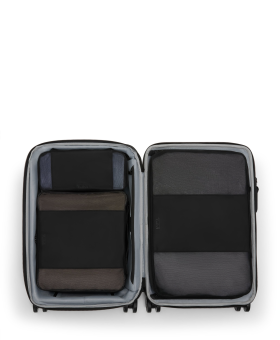 Mala de Cabine 55cm Continental Expansível com Duplo Acesso Cinzento Refletor | Alpha 4 | TUMI