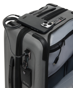 Mala de Cabine 55cm Continental Expansível com Duplo Acesso Cinzento Refletor | Alpha 4 | TUMI