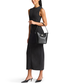 Bolsa de Ombro Bucket Pequena Preta | OLAS |Tumi