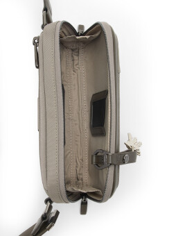 Bolsa de Peito Sling Messina Taupe | Alpha Malas de Viagens e Mochilas | Tumi Online