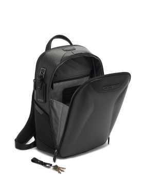 Mochila para Portátil Velocity em Carbono Preta | Tumi Mclaren | Tumi Mochilas para Portátil