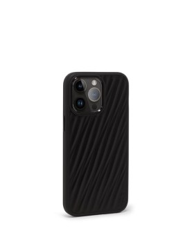 Capa para Iphone 15 Pro Max em Pele Preta | Mobile Covers | Tumi