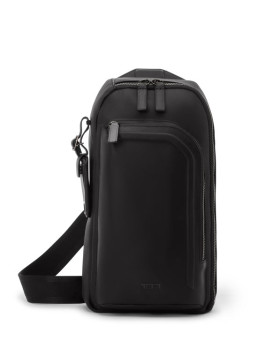Bolsa de Peito Sling Gregory em Pele Preta | Harrison | Tumi Slings