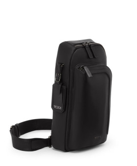 Bolsa de Peito Sling Gregory em Pele Preta | Harrison | Tumi Slings