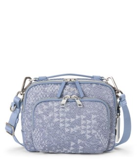 Bolsa Tiracolo de Senhora Teghan Azul Ganga | Voyageur | Tumi