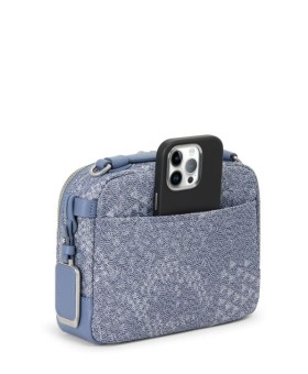 Bolsa Tiracolo de Senhora Teghan Azul Ganga | Voyageur | Tumi
