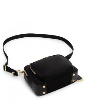 Bolsa Tiracolo de Senhora Teghan Preto/Dourado | Voyageur | Tumi