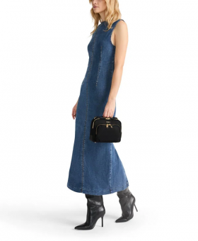 Bolsa Tiracolo de Senhora Teghan Preto/Dourado | Voyageur | Tumi