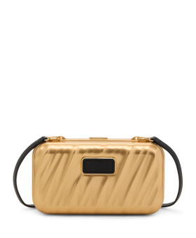 Clutch Minaudiere em Alumínio Dourada | 19 Degree Aluminium | Tumi