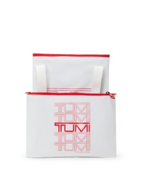Bolsa de Ombro Just in Case® Branca/Vermelha | Voyageur | Tumi