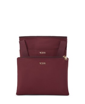 Bolsa de Ombro Média Just in Case® Vinho | Voyageur | TUMI