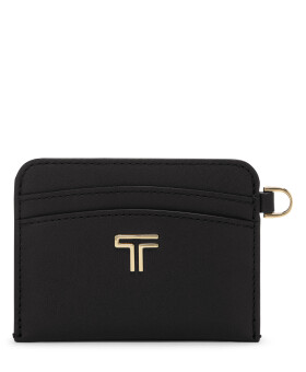 Porta-Cartões em Couro Preto/Dourado | Belden SLG | Tumi Carteiras