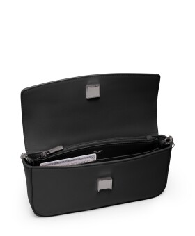 Bolsa tiracolo em pele Preta/Cinza | Belden | Tumi