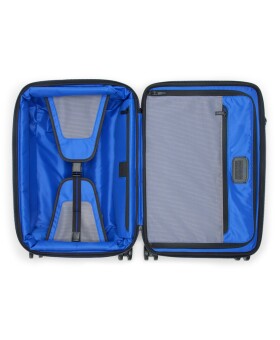 Mala de Cabine 56cm Continental Expansível Preta/Azul | Alpha 4 | TUMI