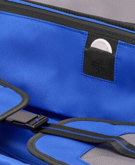 Mala de Cabine 56cm Continental Expansível Preta/Azul | Alpha 4 | TUMI