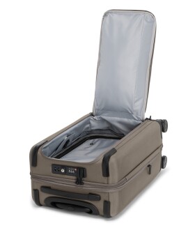 Mala de Cabine 55cm Continental Expansível com Duplo Acesso Cinzenta | Alpha 4 | TUMI