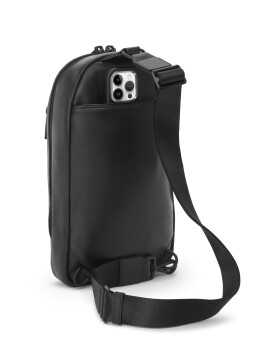 Bolsa de Peito Sling em Pele Preta | Alpha Malas de Viagens e Mochilas | Tumi 