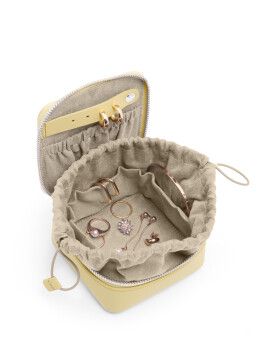 Guarda-jóias em Pele Amarelo | Belden | Tumi